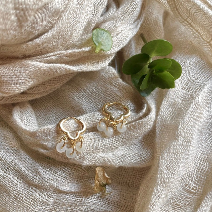 Jade Earrings | Raindrops