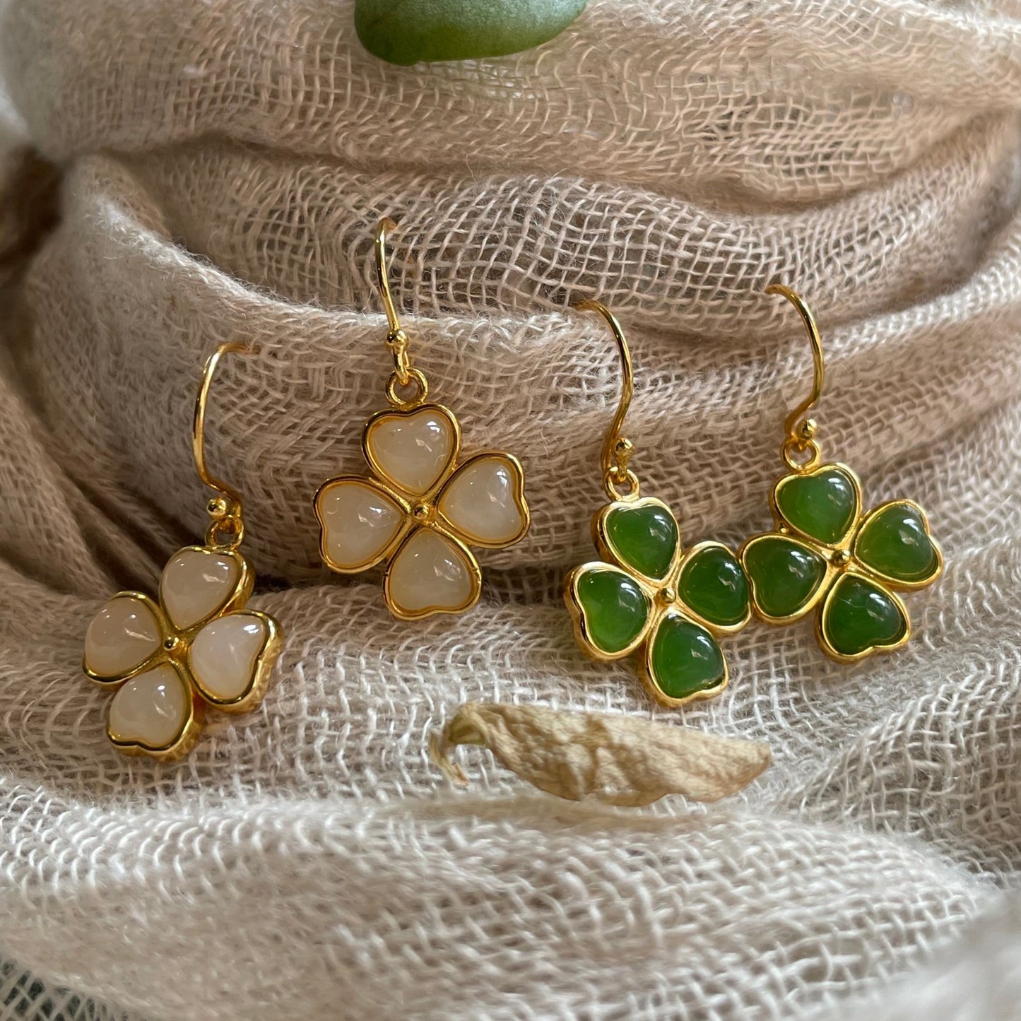 Jade Earrings | Lucky You