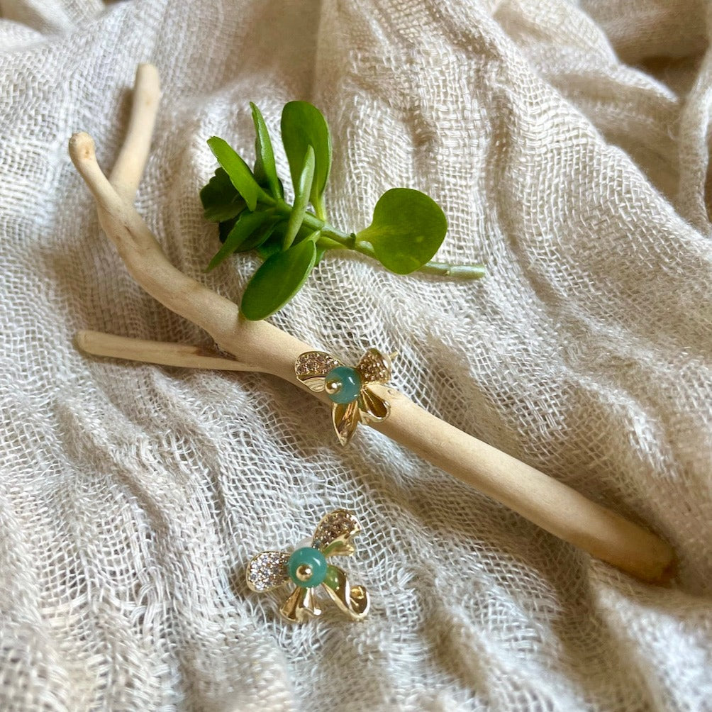 Jade Earrings | Bows